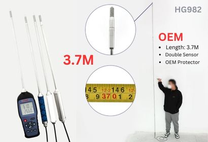 OEM to custom super long probe for temperature and humidity meter for agriculture