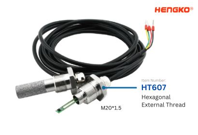 RS485 Hexagonal External Thread Integrated Temperature and Humidity Sensor