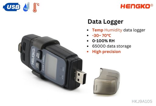 High precision Temperature and humidity data logger USB series