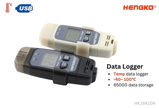 Hög temperatur Bärbar datalogger för temperatur USB-serie