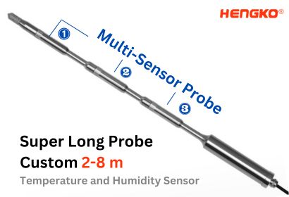 Super Long Probe Custom Temperature and Humidity Sensor