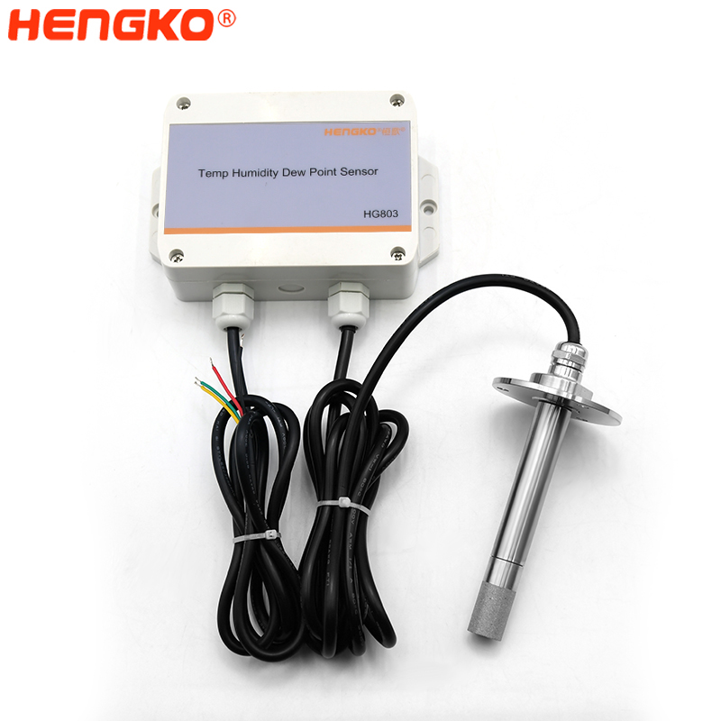 thumbnail image 2 of Temperature & Humidity Transmitter Sensor | 4-20mA Output, IP65 Wall Mount, High Accuracy For Industrial Use 2 of 13