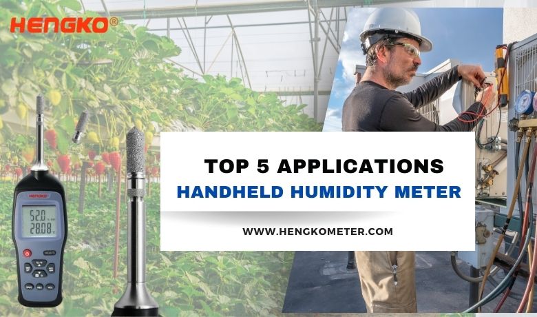 5-Applications Handheld Humidity Meter HENGKO