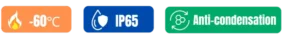 negative 60℃ dew point transmitter function icon by HENGKO