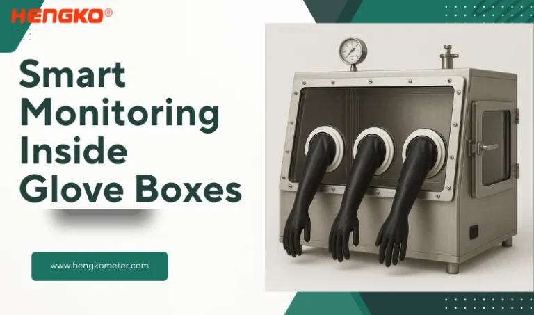 Smart Monitoring In Glove Boxes: Dew Point, Temperature & Humidity