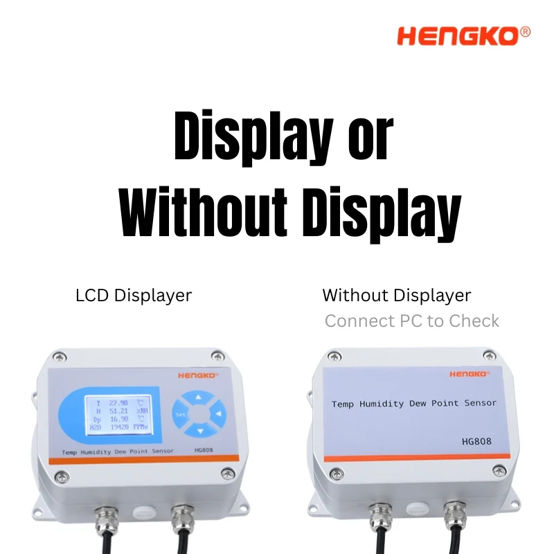 180℃ Super High Temperature Dew Point Transmitter Display Option