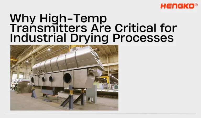 Why High-Temperature and Humidity Transmitters Are Critical for Industrial Drying Processes